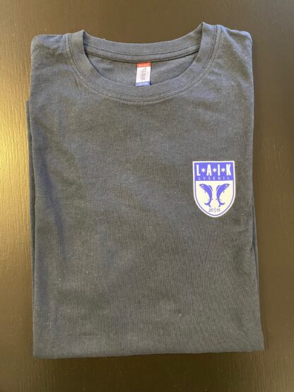 T-Shirt Blå med litet tryck